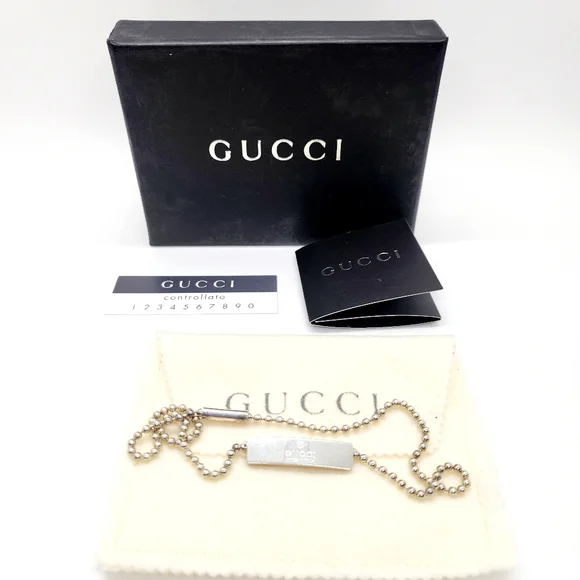 Gucci Sterling Silver Wrap Bracelet with Box - Picture 1 of 6